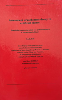 Image of Assessment of rock mass decay in artificial slopes