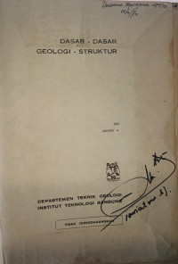 Image of Dasar-Dasar Geologi Struktur